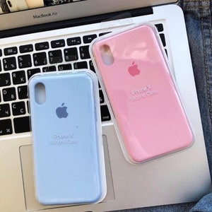 25 Solid color iPhone Case Colorful iPhone Cover with Logo Soft Shell for Apple15 14 13 12 11 X Pro Max Pastel Color image 4