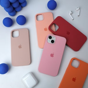 Solid Colors Silicone Phone Case for iPhone 15 Plus 15 Pro 15 13 Pro Max 13 12 11 Pro Max 13 12 11 Mini Case 7 8 Plus zdjęcie 4