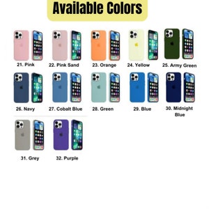 Coque pour iPhone avec logo 15 14 13 12 11 8 7 X Pro Max, couleur unie image 3
