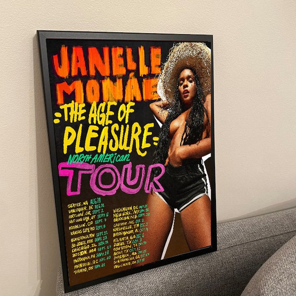 Janelle Monae Poster Etsy