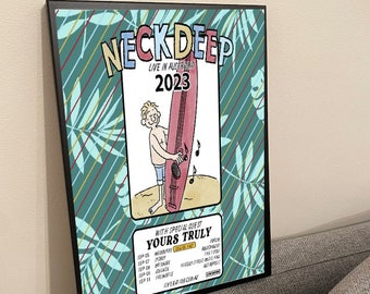 Neck deep concert september 2023 Poster