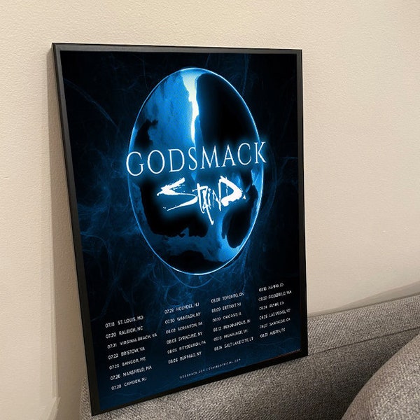 Godsmack and Staind Tour 2023 Poster