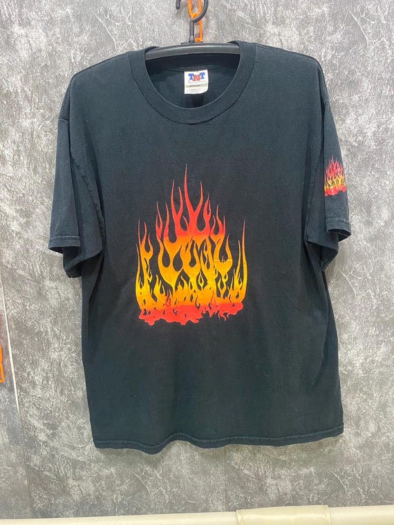 90s Fire Flame Shirt 90s Flame Shirt