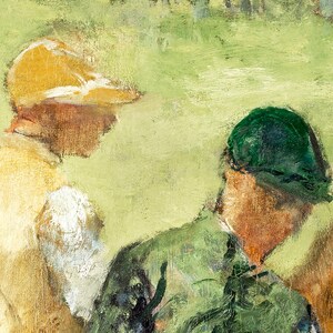 Edgar Degas Jockeys Painting: Vintage Horse Racing Art (Digital Download) image 3