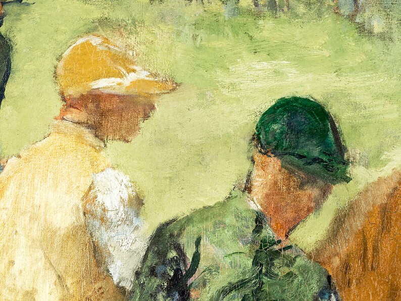 Edgar Degas Jockeys Painting: Vintage Horse Racing Art (Digital Download) image 3