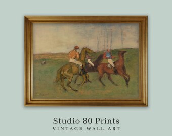 Degas Horses Painting: Vintage French Impressionist Art (Digital Download)