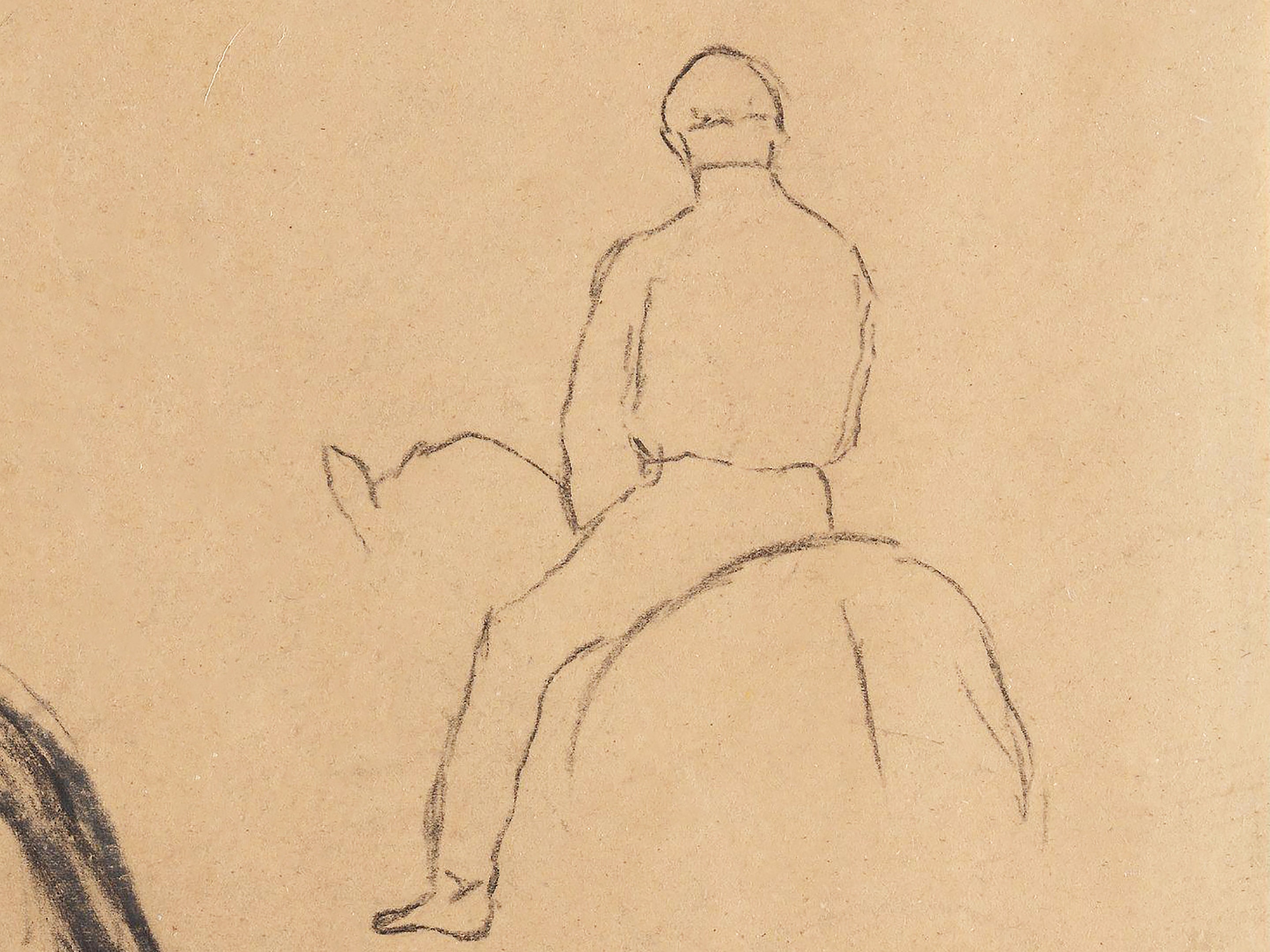 Drawing by Edgar Degas Printable Vintage Wall Art Study of Horse and ...