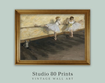 Ballerina Painting | Edgar Degas | Vintage French Dancer Printable | Ballet Wall Art | Housewarming Gift | Printable Digital Download