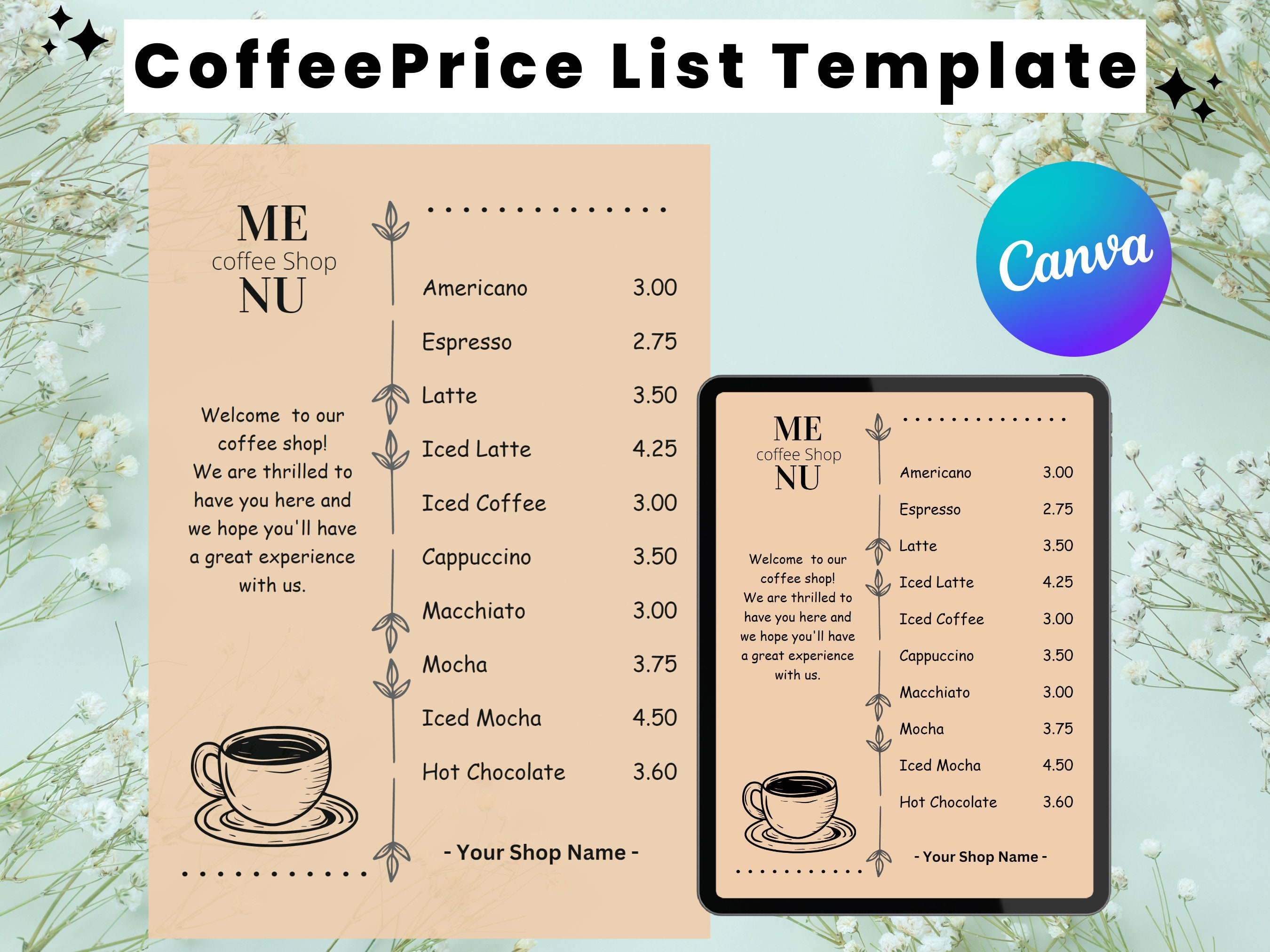 Coffee Shop Names List