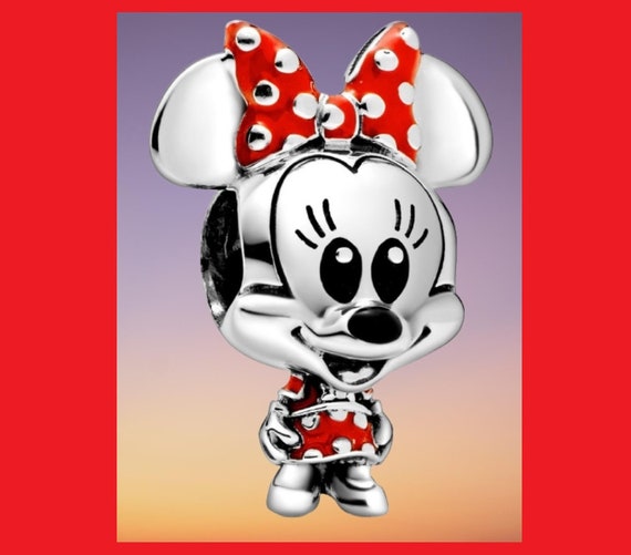 Disney Minnie Mouse Dotted Dress & Bow Charm