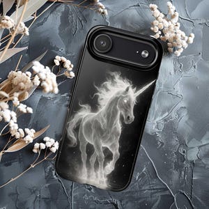 Unicorn Fantasy Phone Case, Mythical Unicorn Cell Cover, Phone Case for All iPhone 17 16 15 14 13 12 11 Samsung S25 S24 S23 S22 S21 Models