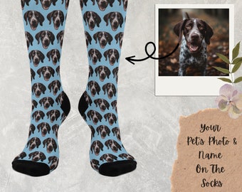 Custom Socks Pet, Personalized Dog Socks Custom Pet Socks, Customized Dog Face Socks, Custom Cat Socks, Cat Dad Gift Pet Lover Gift, Dog Mom