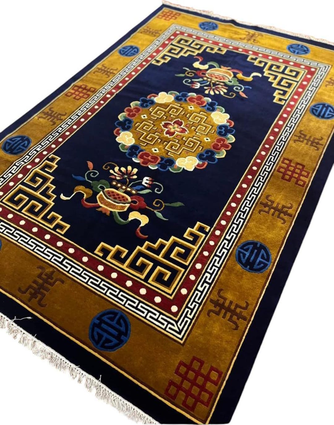 Tibetan Handmade Knotted Buddhism Rugs. - Etsy