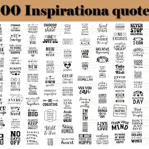 Inspirational Quotes Svg Bundle, Motivational Quotes Svg Bundle, Inspirational Svg, Motivational Svg, Self Love Svg Bundle, Cut File Cricut