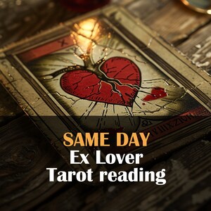 Lectura para expareja, ex novia, ex novio, entrega el mismo día, 24 horas, lectura de tarot, lectura de atrología, cartas de tarot, amor