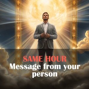 Messages from your person - What are they thinking?- What is in their mind? - Same hour - fast delivery - psychic reading - tarot reading
