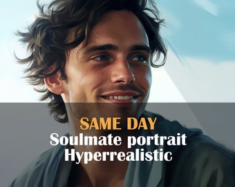 Photorealistic Soulmate drawing | tarot reading | characteristics description | Psychic Reading | Same day | Love | Husband | Relationship