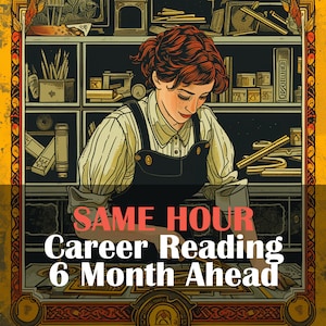 Carrière lezen | Tarotlezen | Psychisch lezen | snelle levering | Baan | Carrière | toekomst | Hetzelfde uur | diepgaand | Carrière versterken