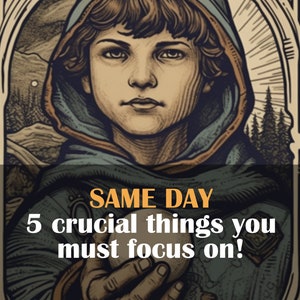 Find out 5 crucial things you must focus on! Same day,  Tarot Psychic Reading for Singles - Personalized Gift Astrology