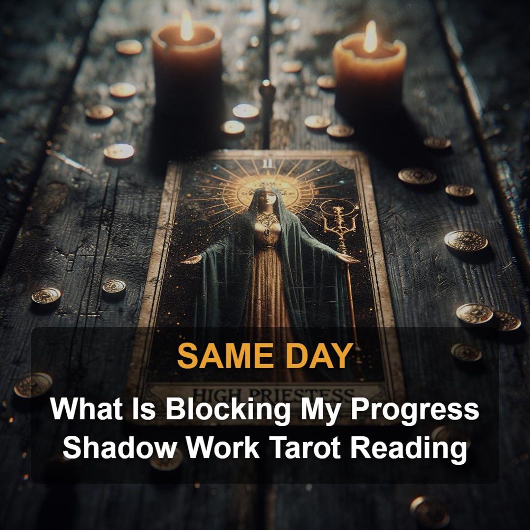 What is Blocking My Progress Shadow Work Tarot Reading | Uncover Hidden ...