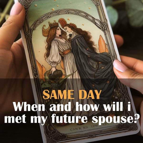 When and how will i met my future spouse? Tarot Psychic Reading for Singles -Personalized Gift Astrology Same day