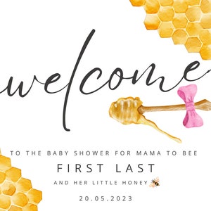 Sweet as Can Bee - Baby Shower Welcome Sign