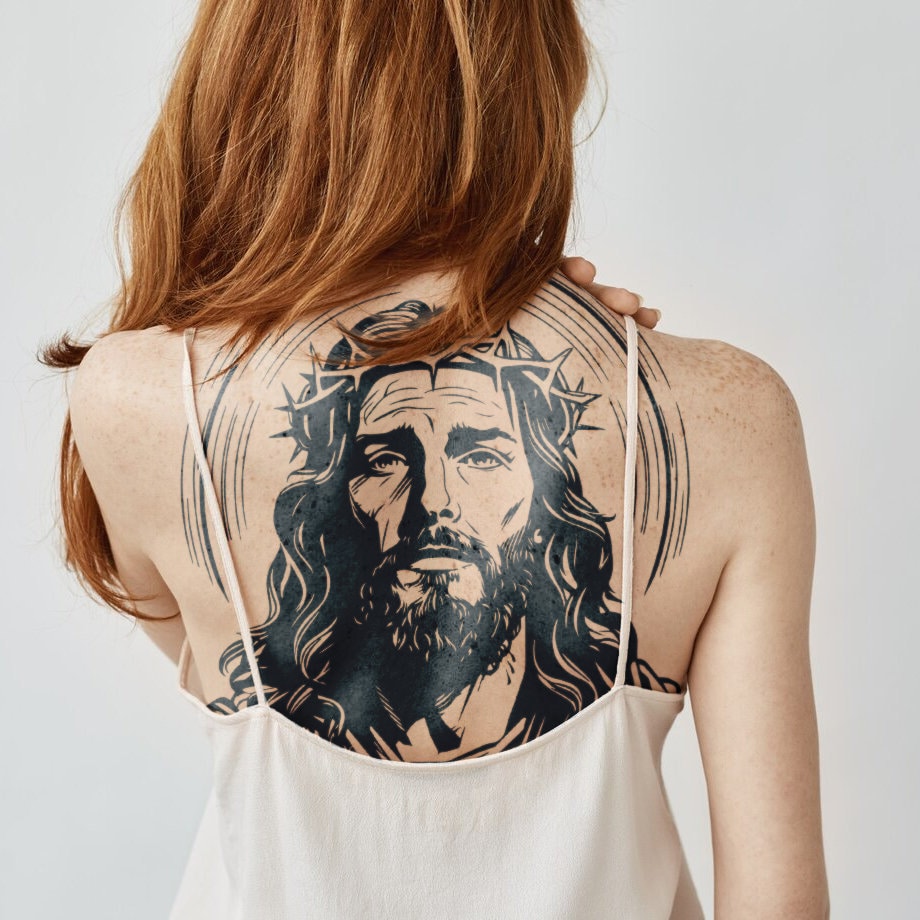 The Lord is Life, Surfing Jesus Christ Tattoo @ The King's Head Tattoo,  Pacific Beach | The King's Head Tattoo Blog