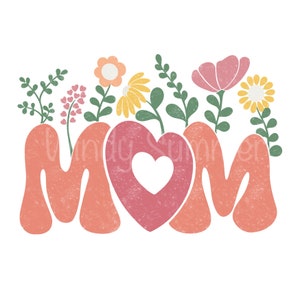 Mothers day png, mothers day shirt, floral mama png, summer mama png, spring mama png, vintage mama png, retro Mothers Day png digital