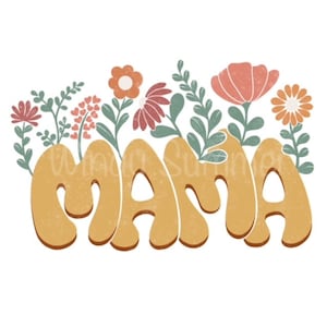 Summer mama shirt png, Retro Mama png instant, Cool Mom shirt png, cool mama shirt, Retro Cool Mom png printable,  Hippie Mama, groovy mama