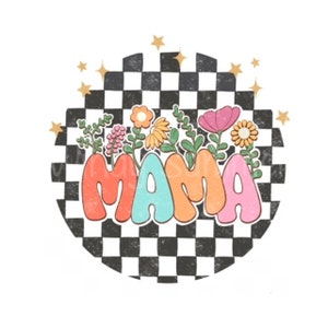 Summer mama shirt png, Retro Mama png instant, Cool Mom shirt png, cool mama shirt, Retro Cool Mom png printable,  Hippie Mama, groovy mama