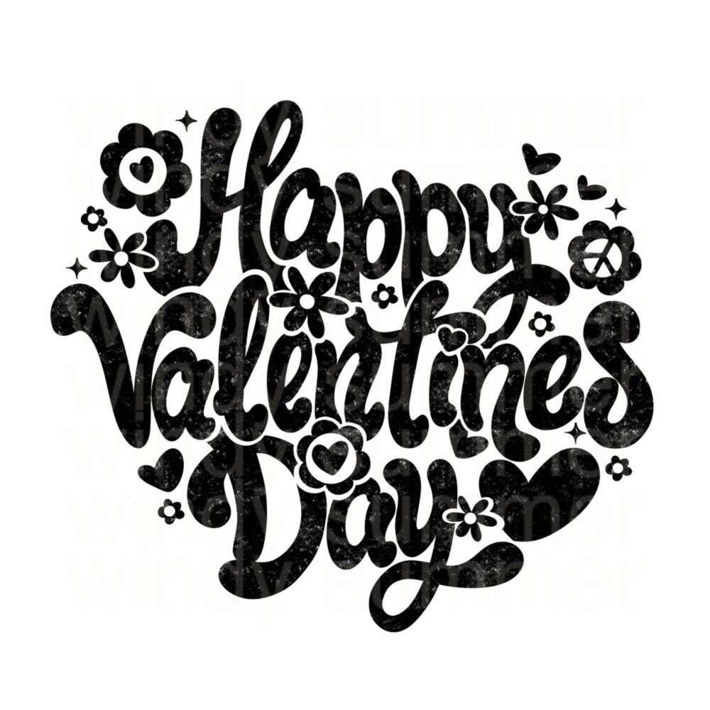 Happy Valentines Day Png, Retro Love Shirt Png, Valentines Day Png ...