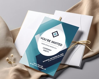 Company Party Invitation,Business Template,Corporate Invitation,Grand Opening Invitation,Gala Party Invitation,Company Anniversary Invite