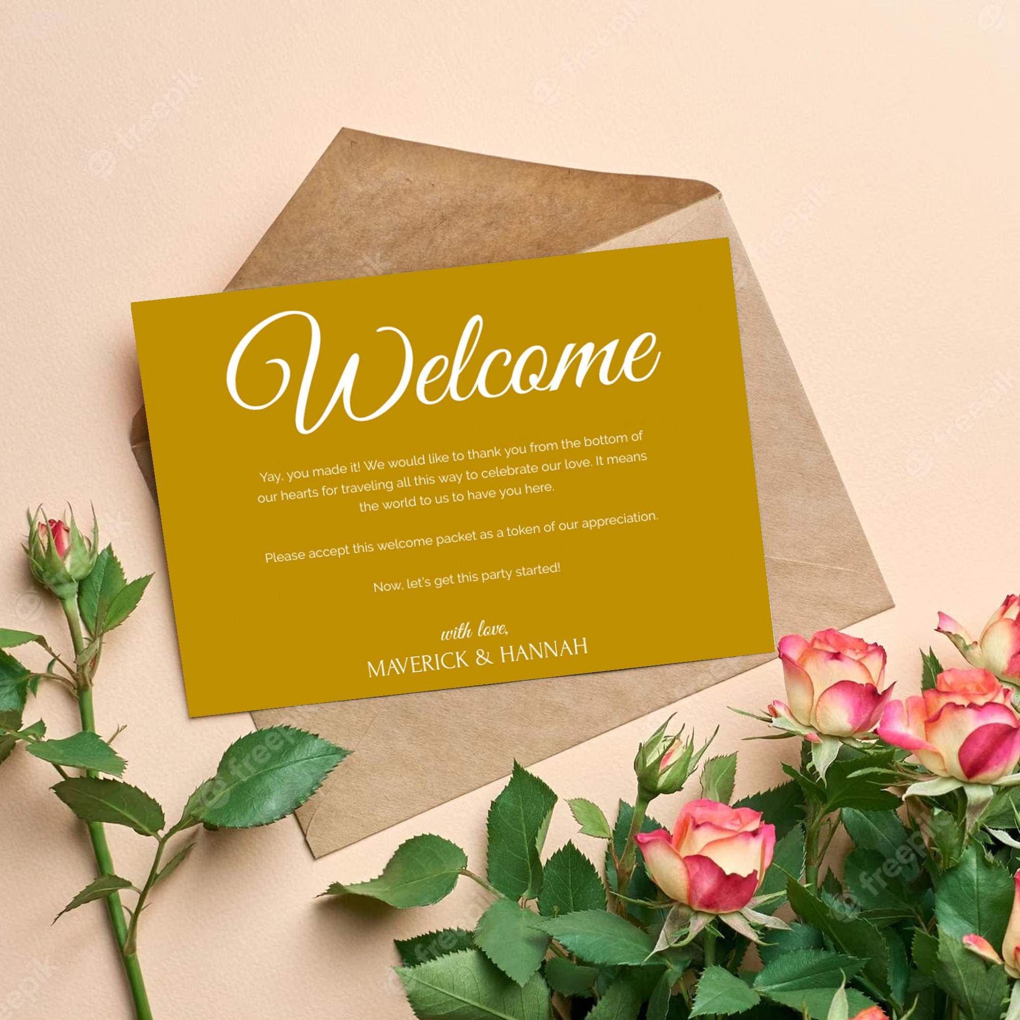 Personalized Welcome Card,personalized Greeting Card,welcome to the