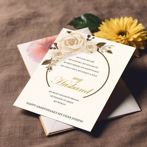 Biglietto di anniversario per il marito, Biglietto per il primo anniversario del marito, Biglietto di anniversario romantico, Biglietto di anniversario divertente stampabile, Biglietto per il marito