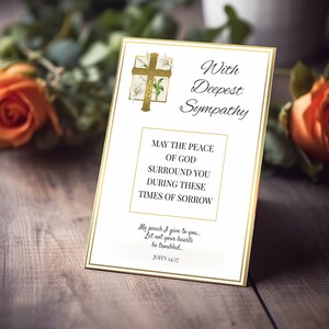 Faveurs funéraires, cartes de prière pour les funérailles, cartes de prière catholiques, cartes de prière catholiques numériques, carte mémoire aimante, carte de sympathie chrétienne