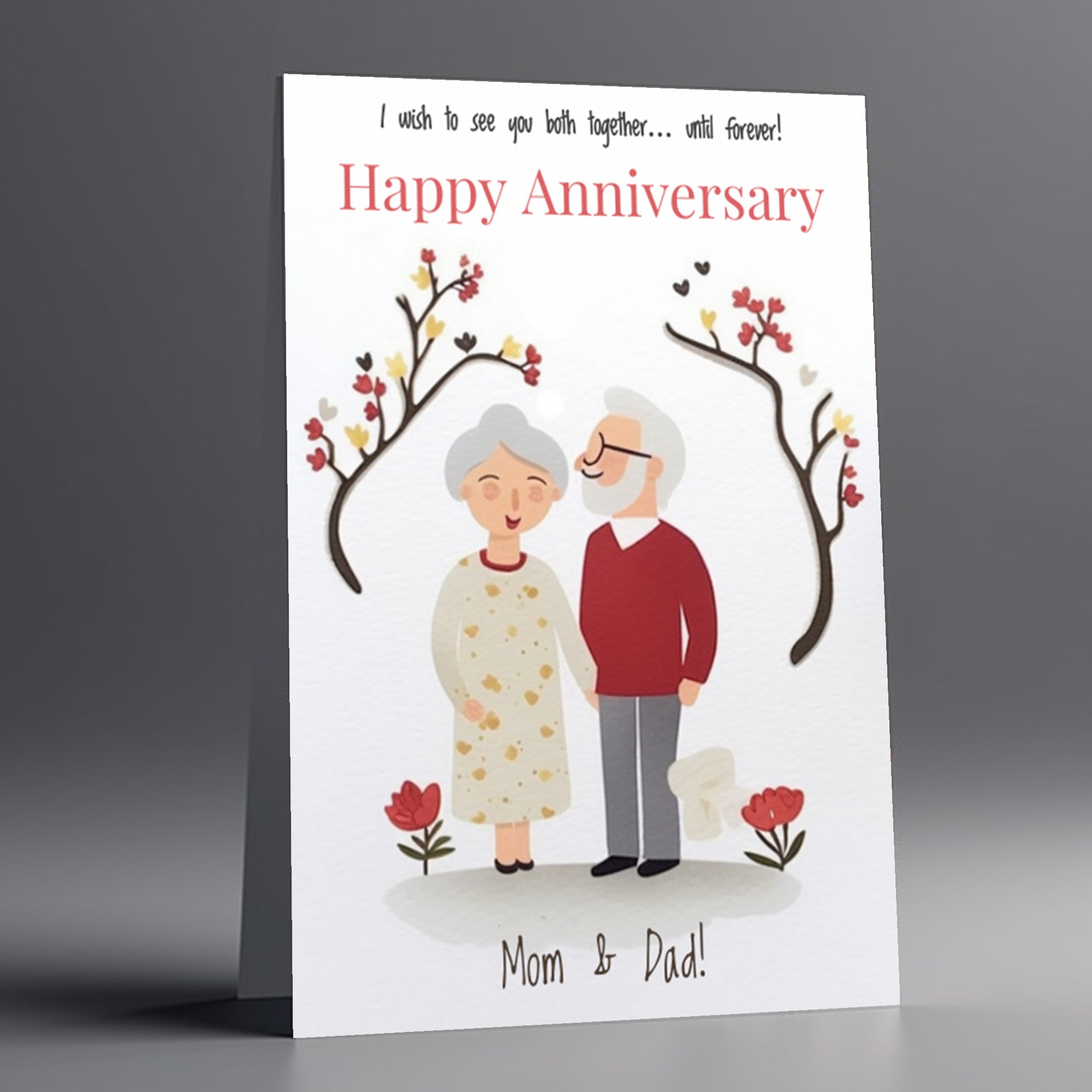 Parents Anniversary,anniversary Card for Parents,printable Parents ...