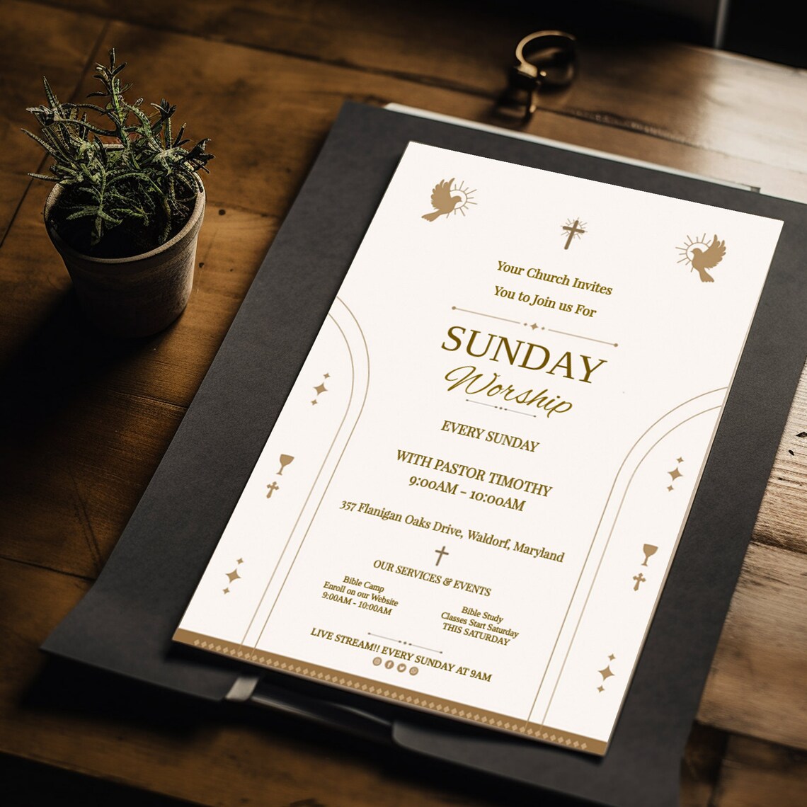 Square Wedding Invitation,church Invitations,church Invite,welcome at Church,christian Cards ...