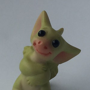 Holding A Hug Pocket Dragon - Whimsical World Of Pocket Dragons by Real Musgrave Hand Made in 2005