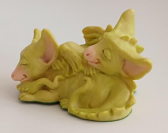 Snuggles Pocket Dragon- Whimsical World Of Pocket Dragons Hand Made- 1994