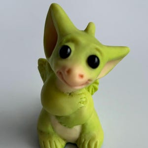 Holding A Hug Pocket Dragon - Boxed - Whimsical World Of Pocket Dragons by Real Musgrave Hand Made in 2005