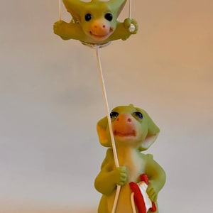 Dragón de bolsillo Cometa Dragón - En caja - Hecho a mano - Auténtico Musgrave - El mundo caprichoso de los dragones de bolsillo - 2005