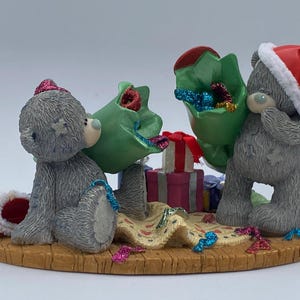 Weihnachtsgeschenk Tatty Teddy "Christmas Cracker" Ornament von Carte Blanche/from me to you 2004