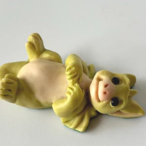 Rub My Tummy Pocket Dragon - Whimsical World Of Pocket Dragons by Real Musgrave - Hand Made in 1996