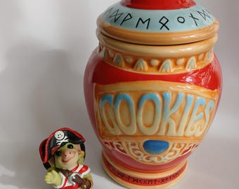 Cookie Pirate Pocket Dragon with Cookie Jar - Boxed - Whimsical World Of Pocket Dragons - 2004 Exclusive Members Joining Set