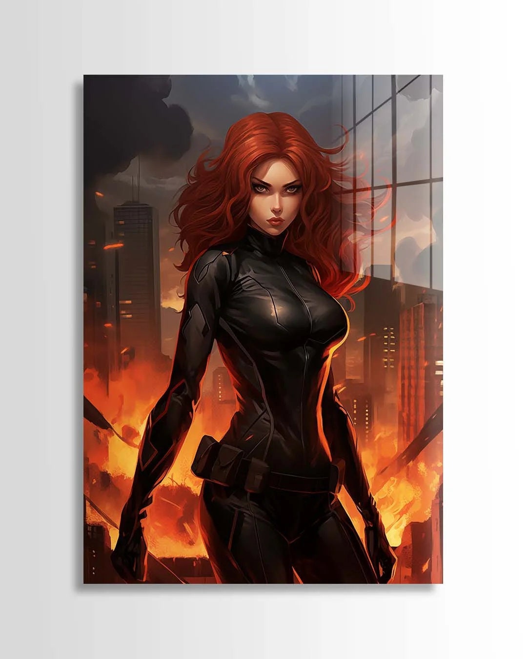 Black Widow Wall Art – Acrylic Glass - Etsy