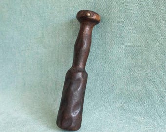 Vintage Wooden Pestle – Carved Ritual Tool, Decorative Pestle, Witchcraft & Divination Supply, Home Altar Decor, Gift for Witches