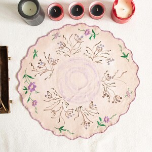 Carta dei Tarocchi dell'Altare in Tessuto, OOAK, Tessuto divinatorio, Tessuto cerimoniale, Rituale, Decorazione per Altare Domestico, Incantesimo Magico, Regalo per Streghe, Vintage stantio