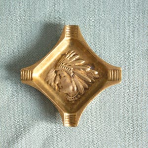 Ciotola da strega vintage: calderone rituale in ottone, posacenere vintage, piatto per offerte, antico vaso per incantesimi, decorazione per altare, stregoneria, regalo per streghe