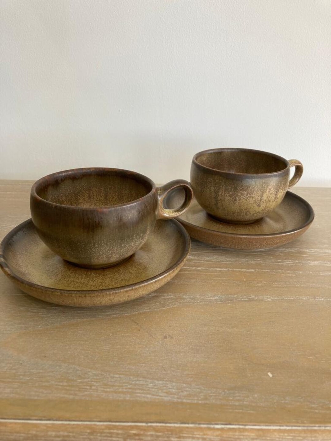 2x Denby Romany Vintage Tea Cups and Saucers Etsy