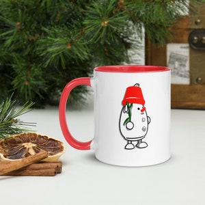 Caneca de Natal 11 onças Feliz Natal Boneco de neve Presente de Natal Caneca de cerâmica